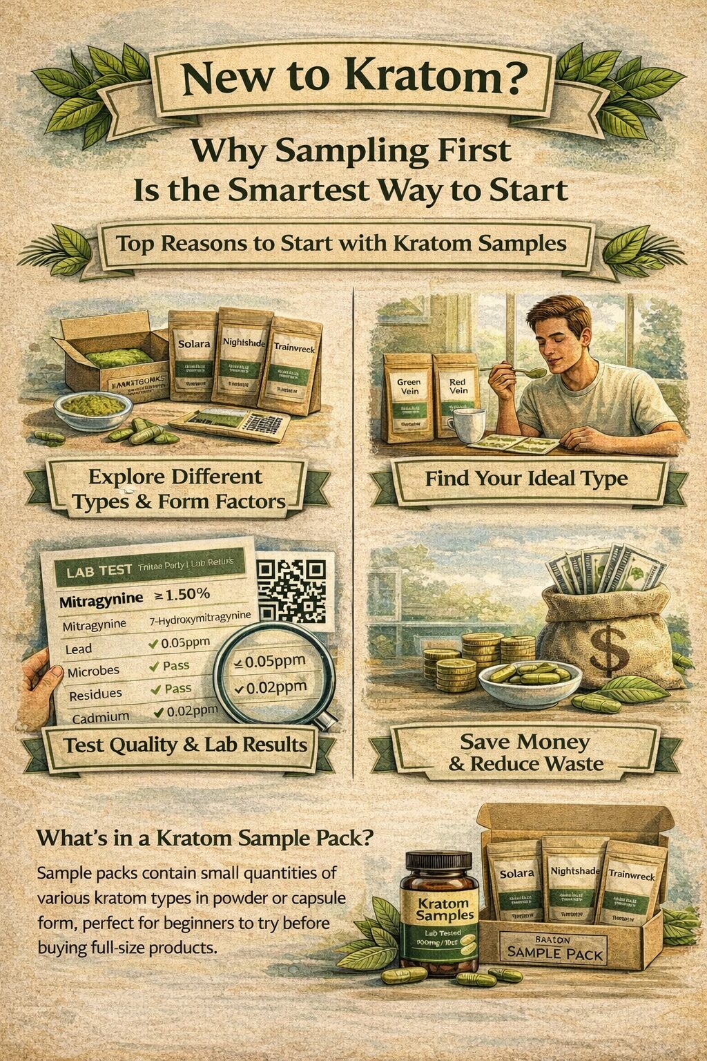 What is a Kratom Sample Pack